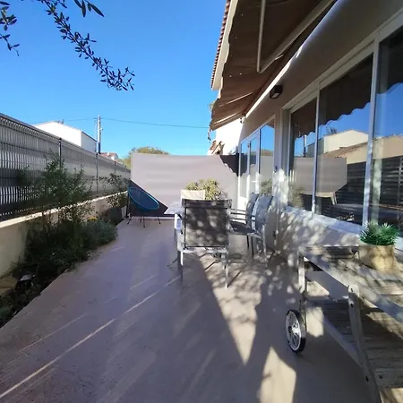 شقة Les Palmiers, T2 Confortable En Rez De Jardin, Bord De Mer, Terrasse Hyères